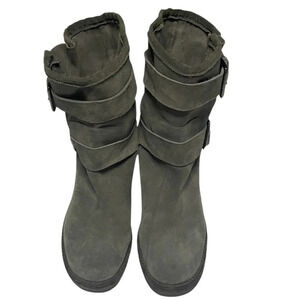 Sam Edelman Suede Ankle Moto Boots 9.5